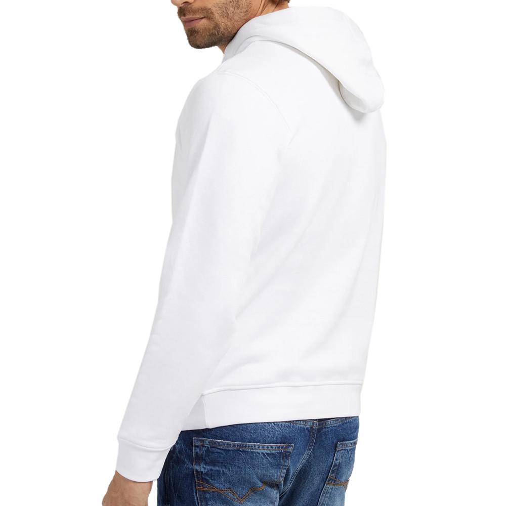 Guess Sweat à capuche Blanc Homme Guess Ander
