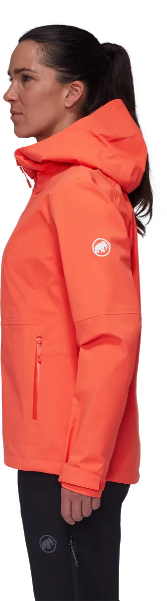 Mammut Linard Guide Hs Hooded Jacket Women Peach