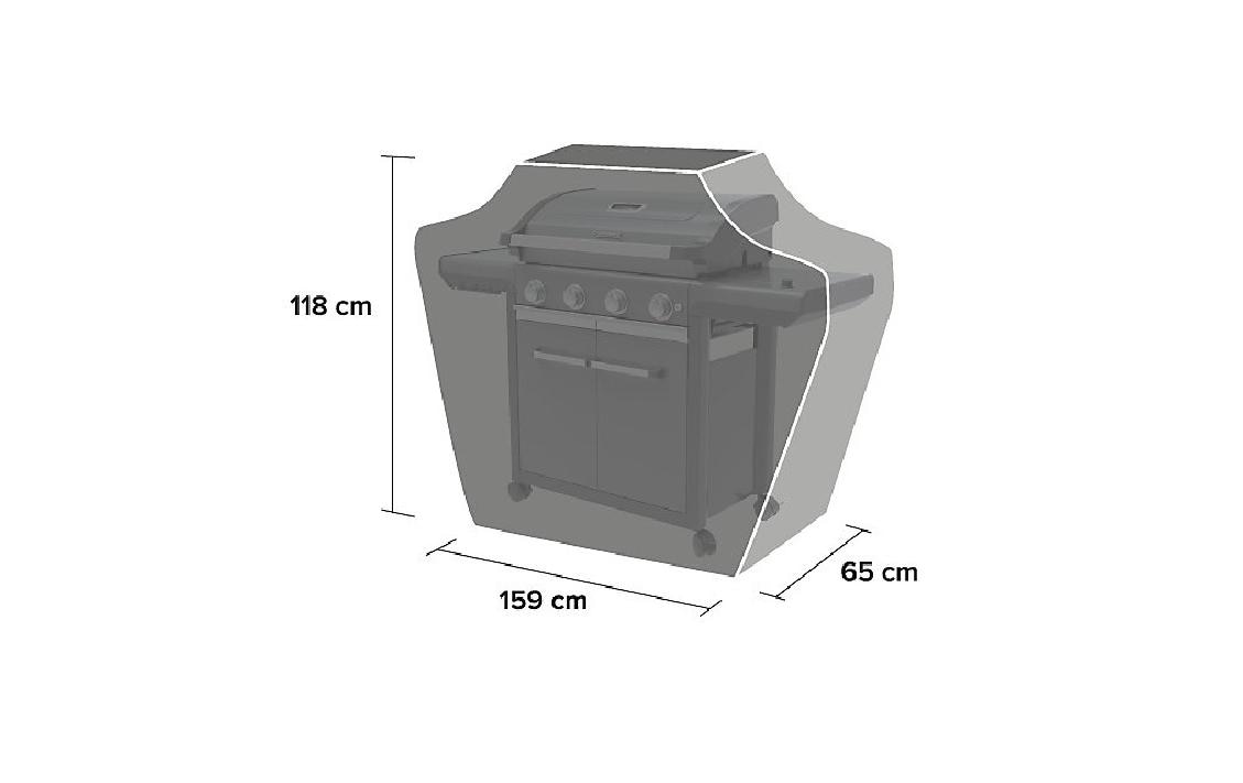 Abdeckhaube Premium XL, 159 x 65 x 118 cmGrillabdeckshaube für Campingaz-Grills