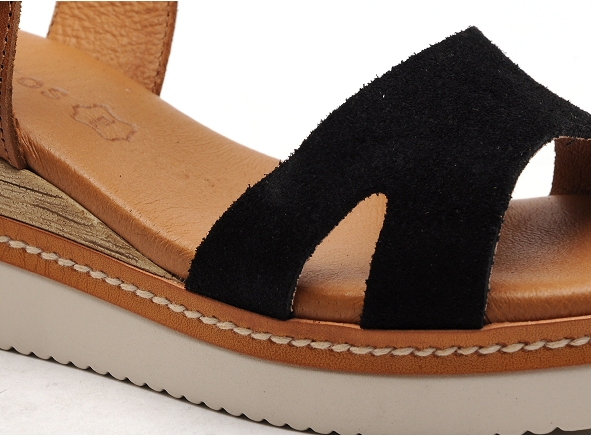 Eva frutos nu pieds talons femme 547 noir
