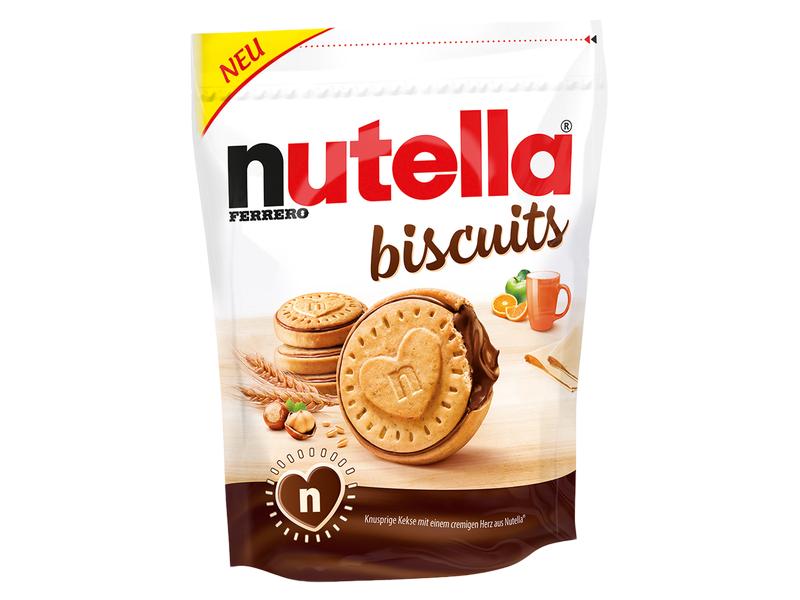 Ferrero Guetzli Nutella Biscuits 193 g Knusprige Kekse mit Nuss-Nougat-Creme-Füllung
