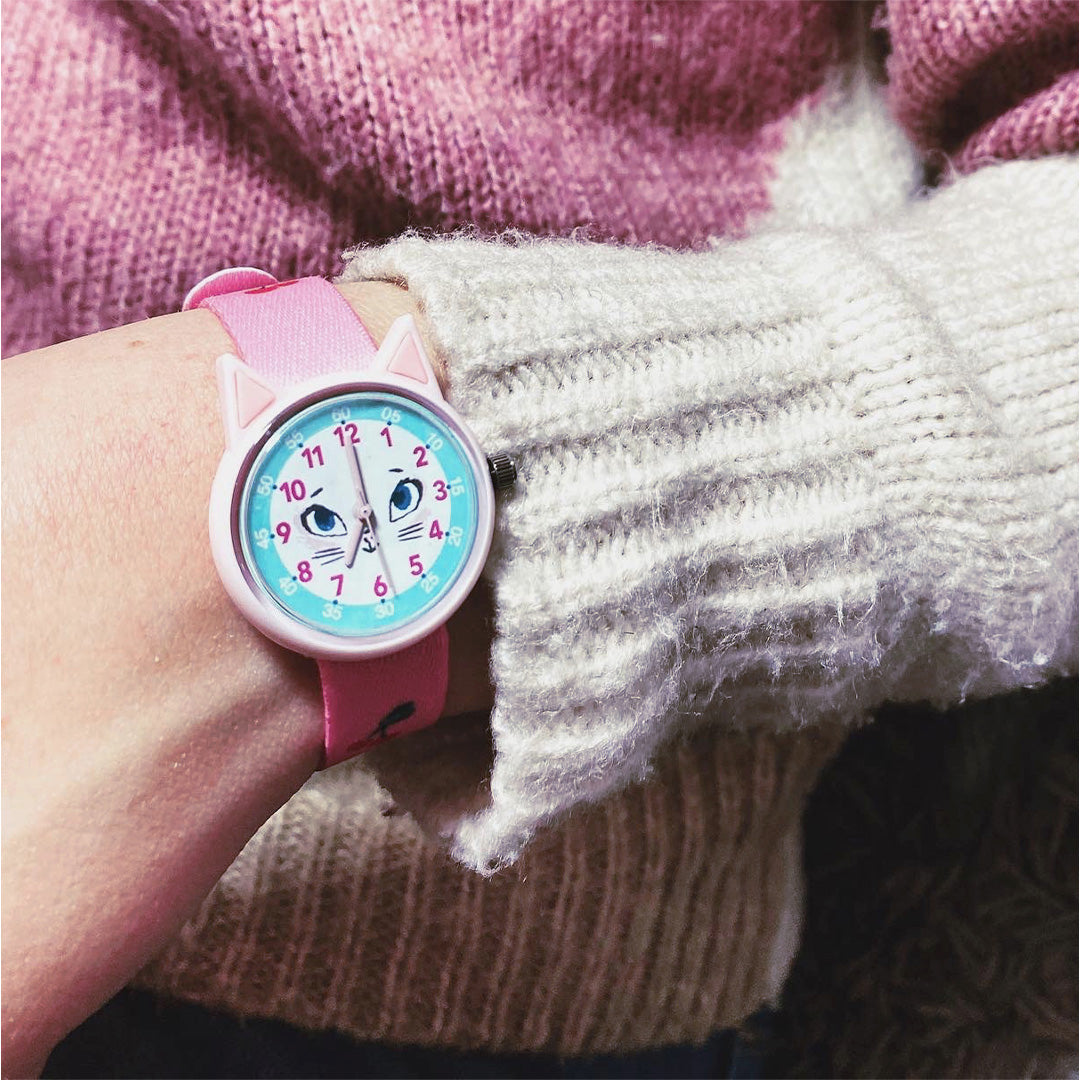 Djeco kinderhorloge - poes