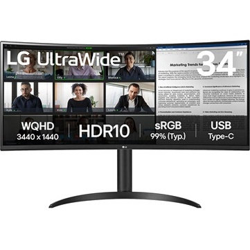 Ecran PC Lg UltraWide 34WR55QK-B