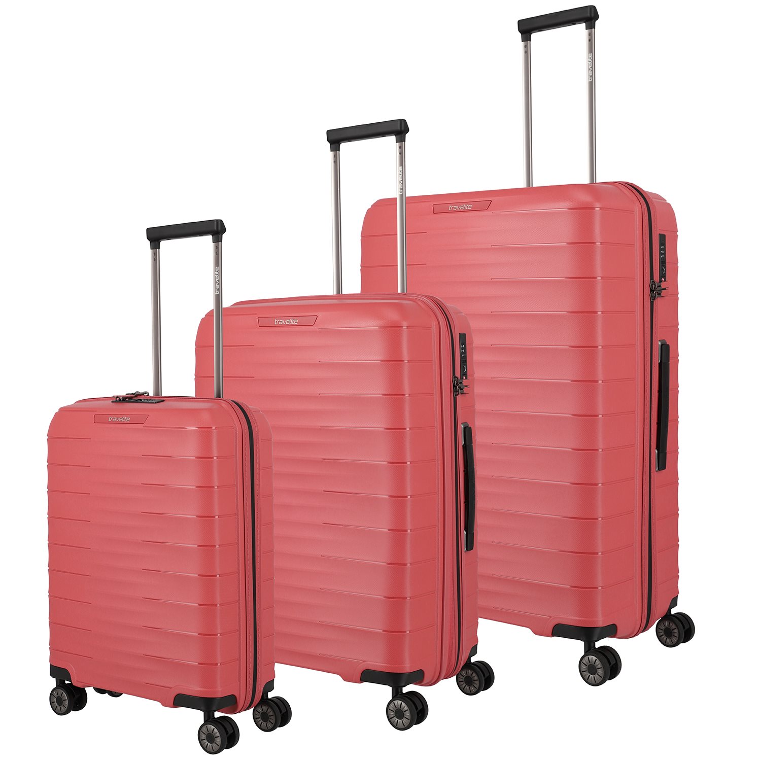 Travelite Mooby 4w Trolley L red