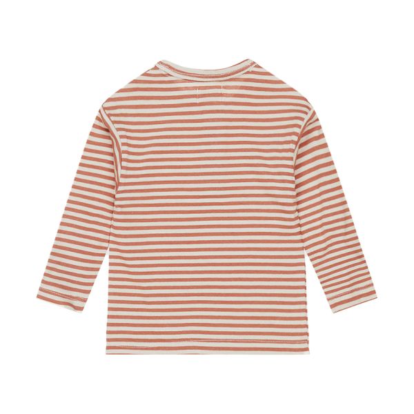 Dirkje Stripes T-shirt - Maat 56 - Pebble