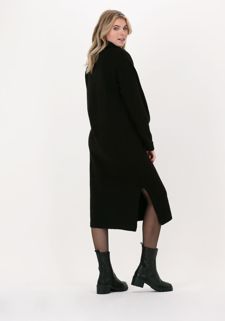 MOVES zwarte moves midi jurk bradlie 2243