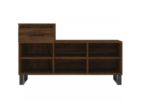 VIDAXL - Armoire à chaussures chêne marron 102x36x60cm bois d'ingénie...