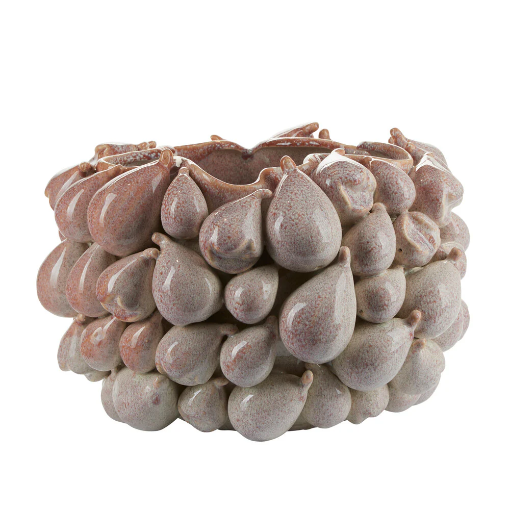 Bahne Interior  Vase med figner, Rosa - H25 cm