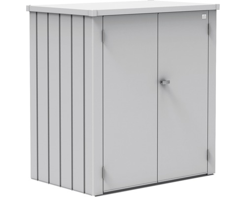 Biohort Romeo terraskast inclusief 3 plankdragers en 2 planken, thermisch verzinkt, afmeting L 132 x 87 x 140 cm, zilver-metallic