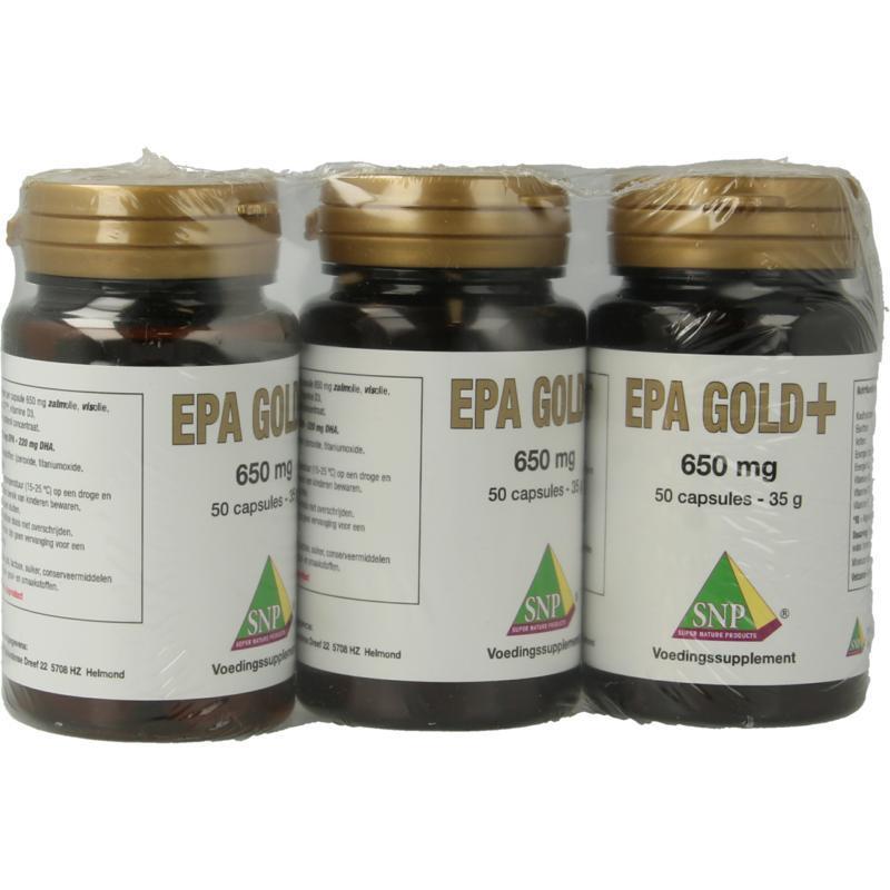 SNP EPA Gold aktie 2 + 1 gratis 150 Capsules