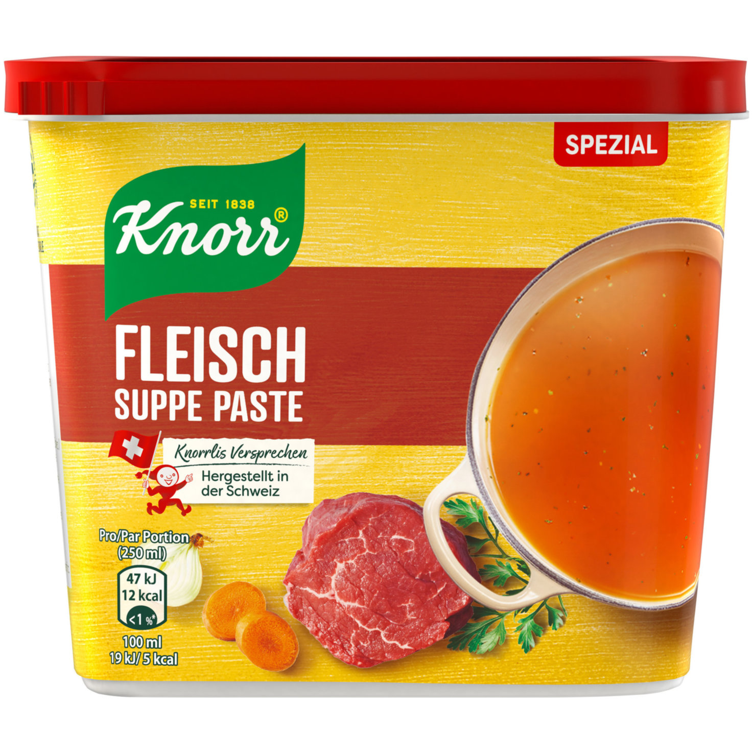 Knorr Fleisch Suppe spezial Paste Dose