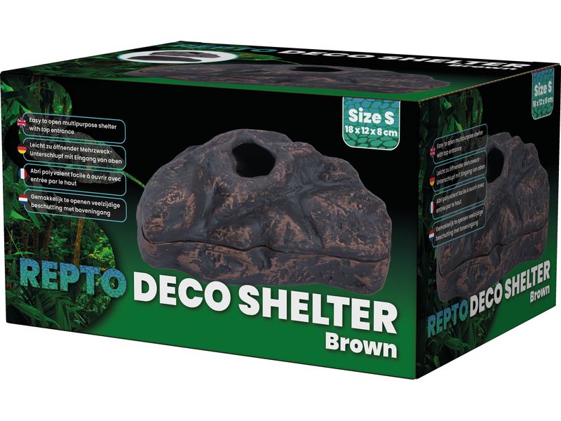 Repto Deco Shelter Braun S Versteck für Reptilien und Amphibien