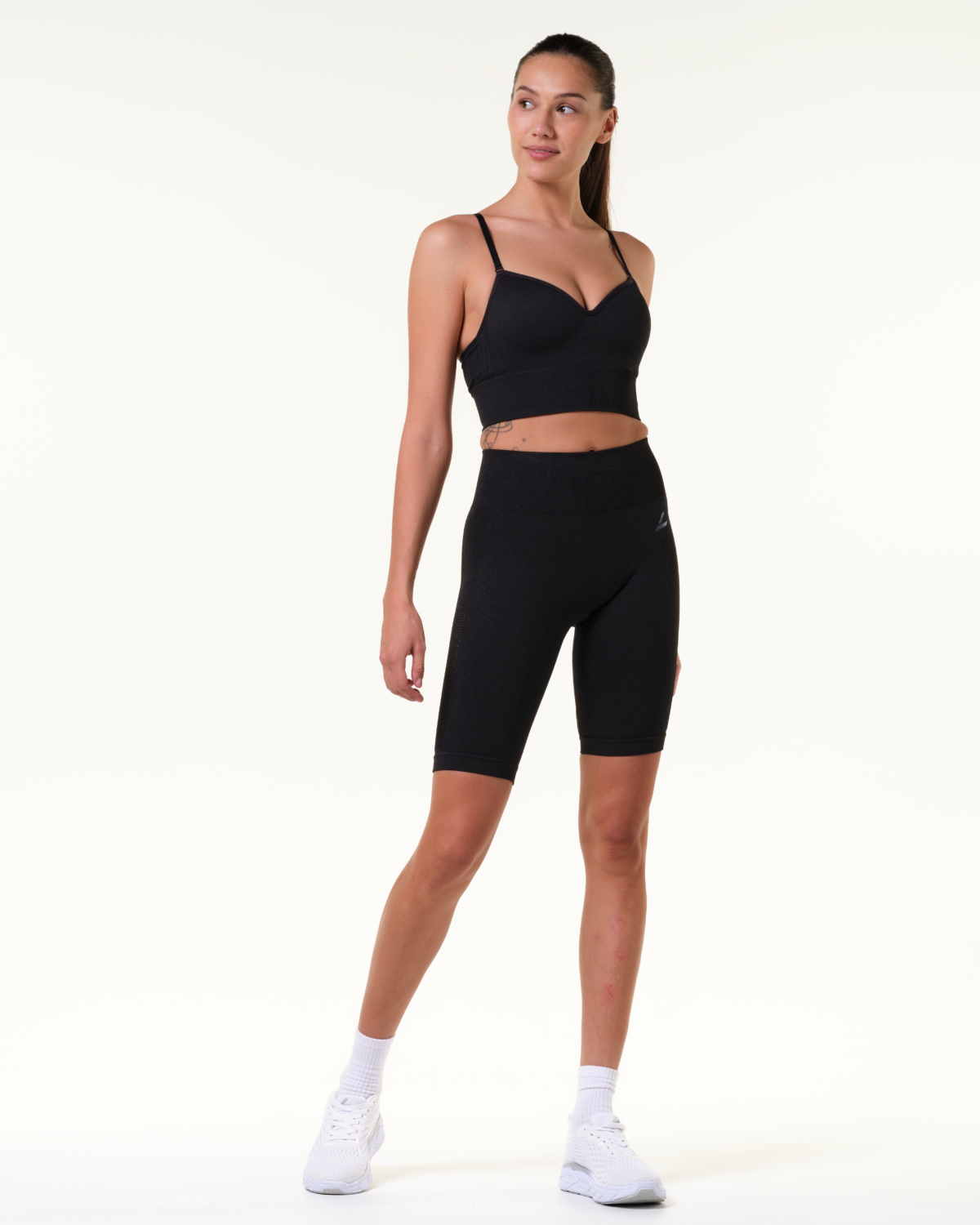 LEVITY Eclipse Mesh Seamless Push Up Bra Blue Ink Marl