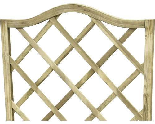 Siena Garden Ella plantenbak met trellis, 40 x 80 x 120 cm, natuurlijk hout