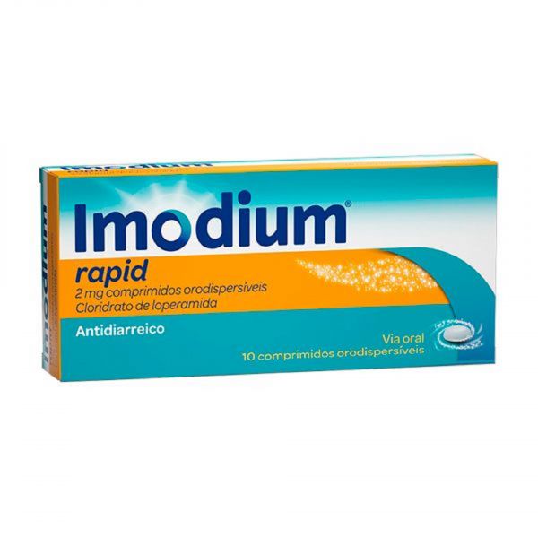 Imodium Rapid Orodispersível 2mg 10 Comprimidos