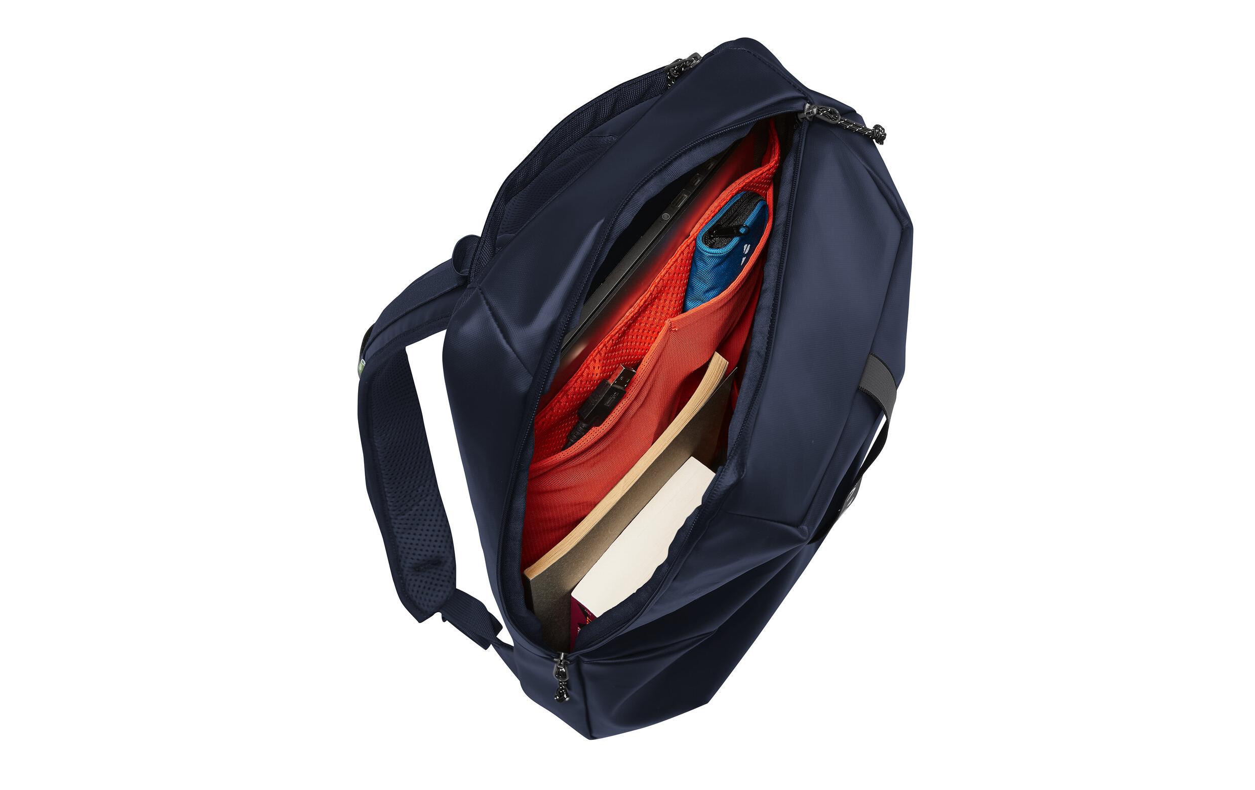 Mineo Backpack 17 BlauTagesrucksack mit Laptopfach und Lichtleiste