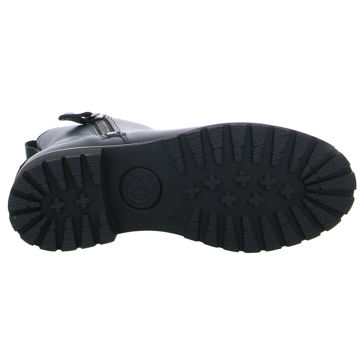 PANAMA JACK Boot Schwarz Leder  mit Lammfell-Futter