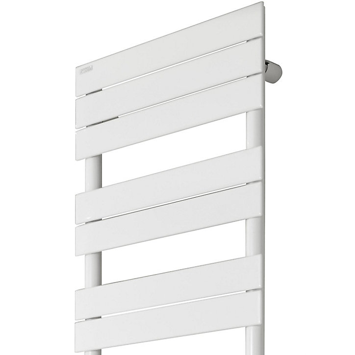 Sèche-serviettes électrique à inertie fluide Acova Alpaga symétrique grey aluminium 1000W