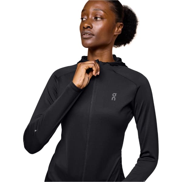 Veste running ON RUNNING CLIMATE ZIP HOODIE W BLACK