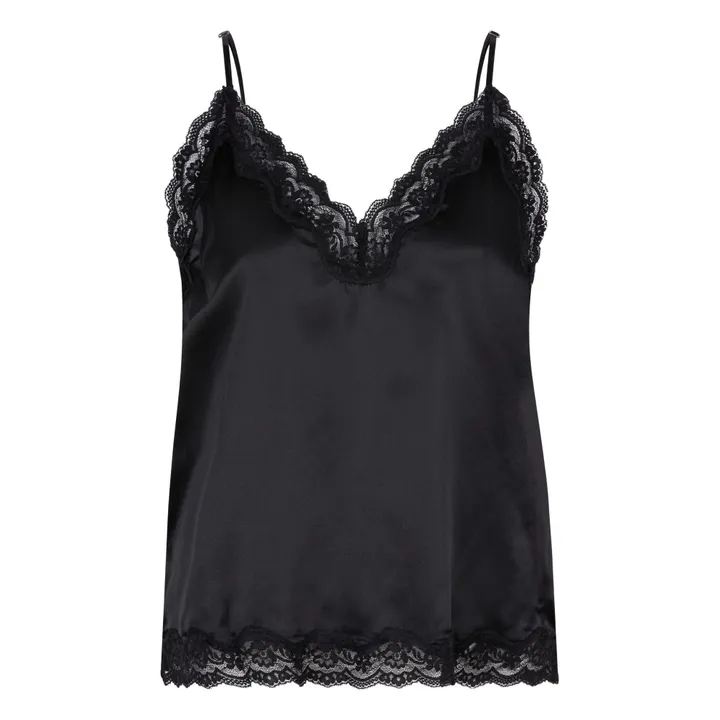 Love Stories Caraco Pip Soie | Noir