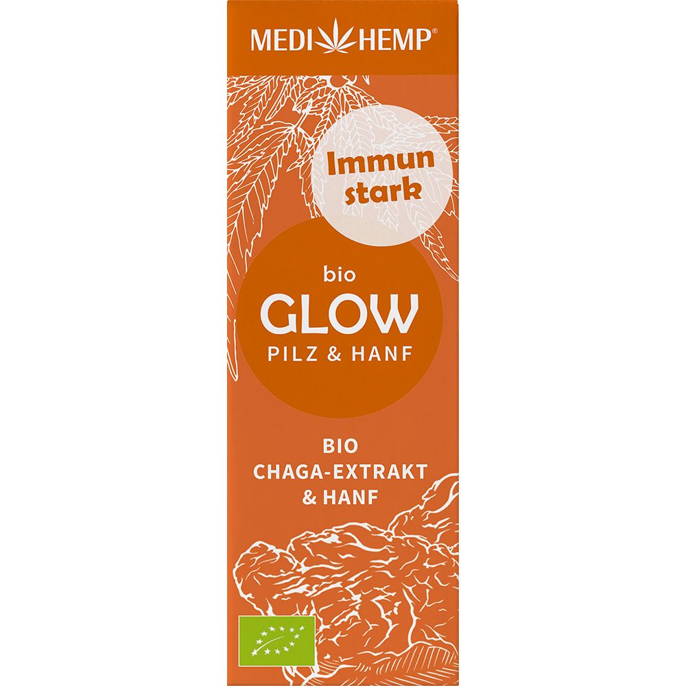 MEDIHEMP Bio Glow Chaga-Extrakt & Hanf