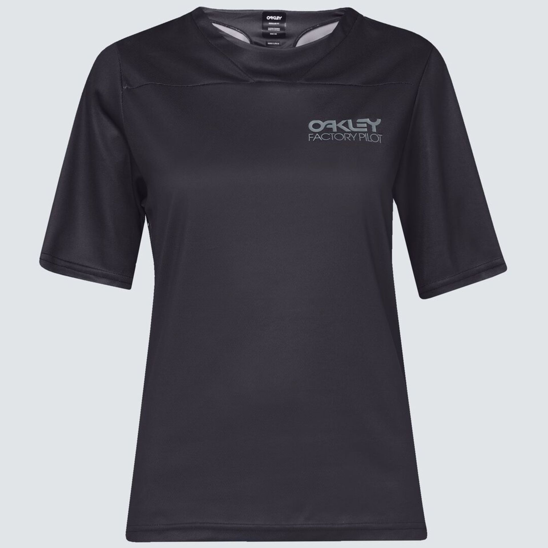 Oakley Factory Pilot Lite MTB Fietsshirt Korte Mouwen Zwart Dames