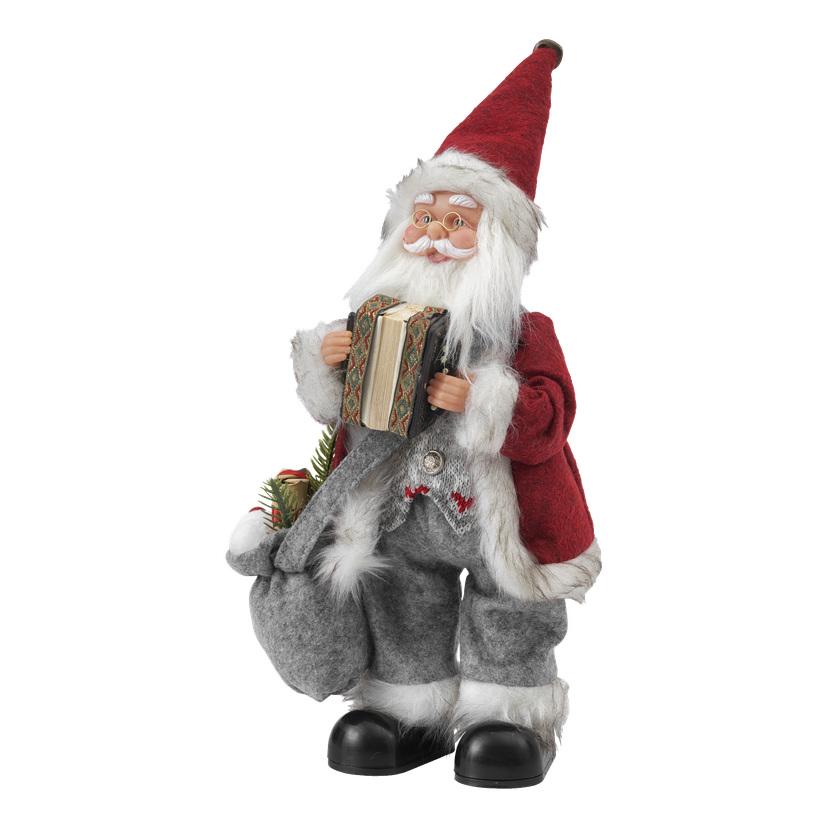 Nisse som spiller trekkspill med musikk 35 cm