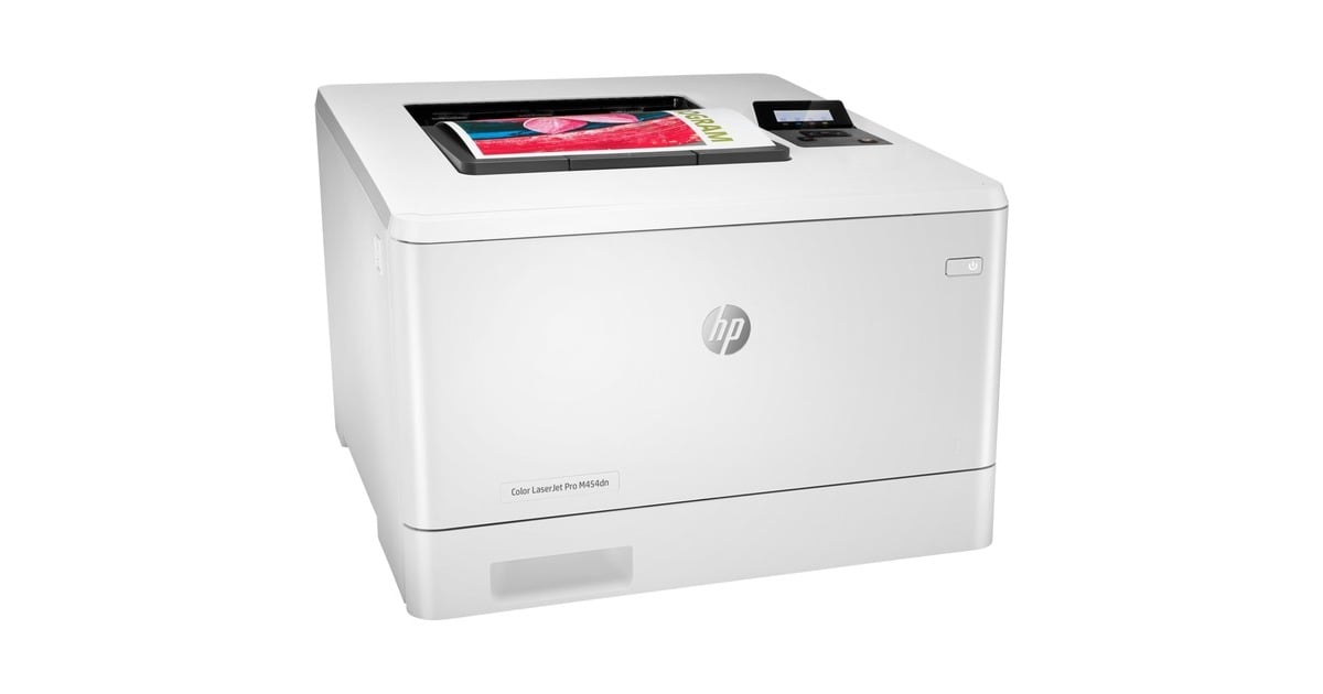 HPColor LaserJet Pro M454dn kleurenlaserprinter  (Wit, USB, LAN)