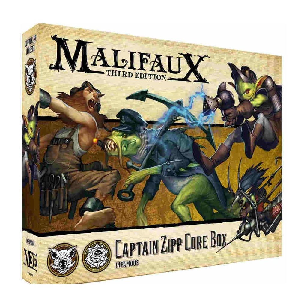 Malifaux 3E - Bayou - Captain Zipp Core Box
