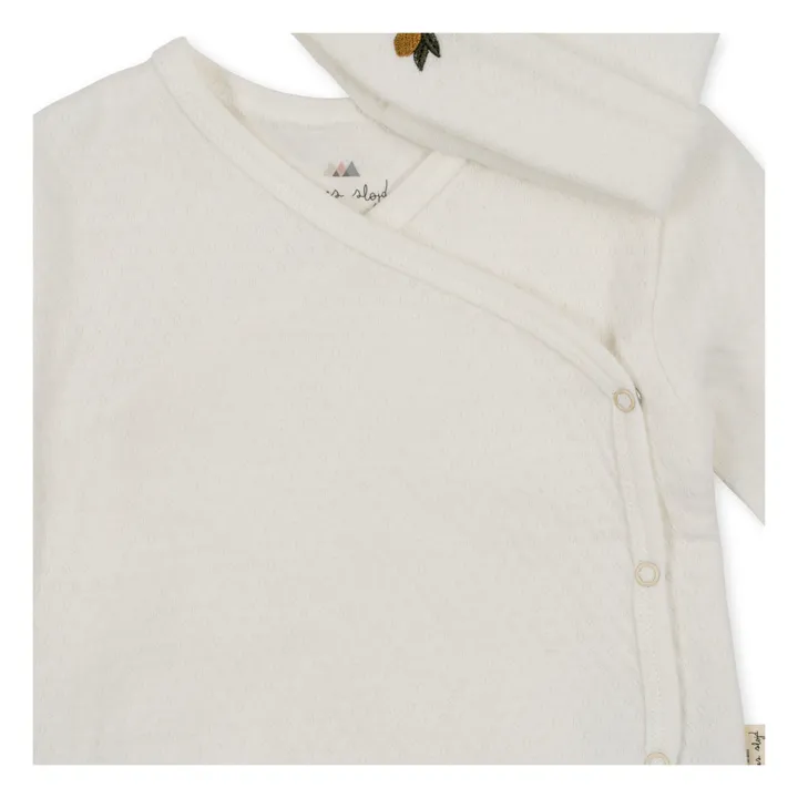 Konges Sløjd Lot Naissance Sui Coton Bio | Blanc