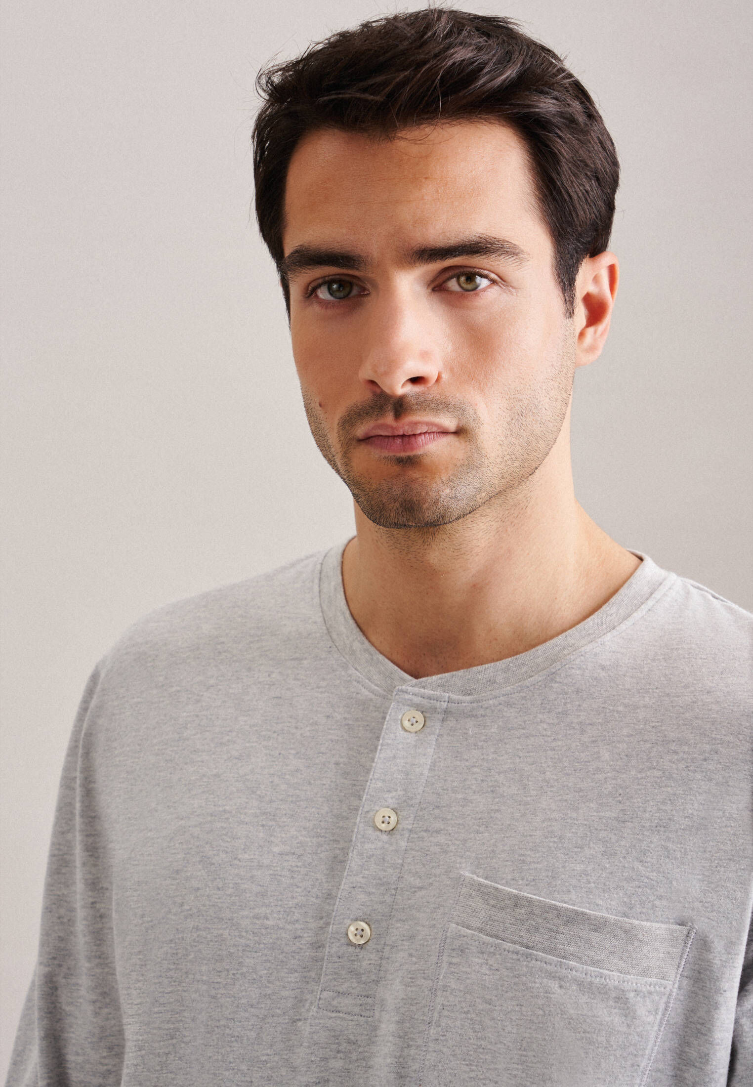 Seidensticker| Herren Pyjama Schwarze Rose