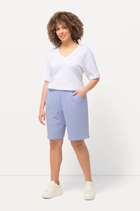 Jerseyshorts, Taschen, Elastikbund