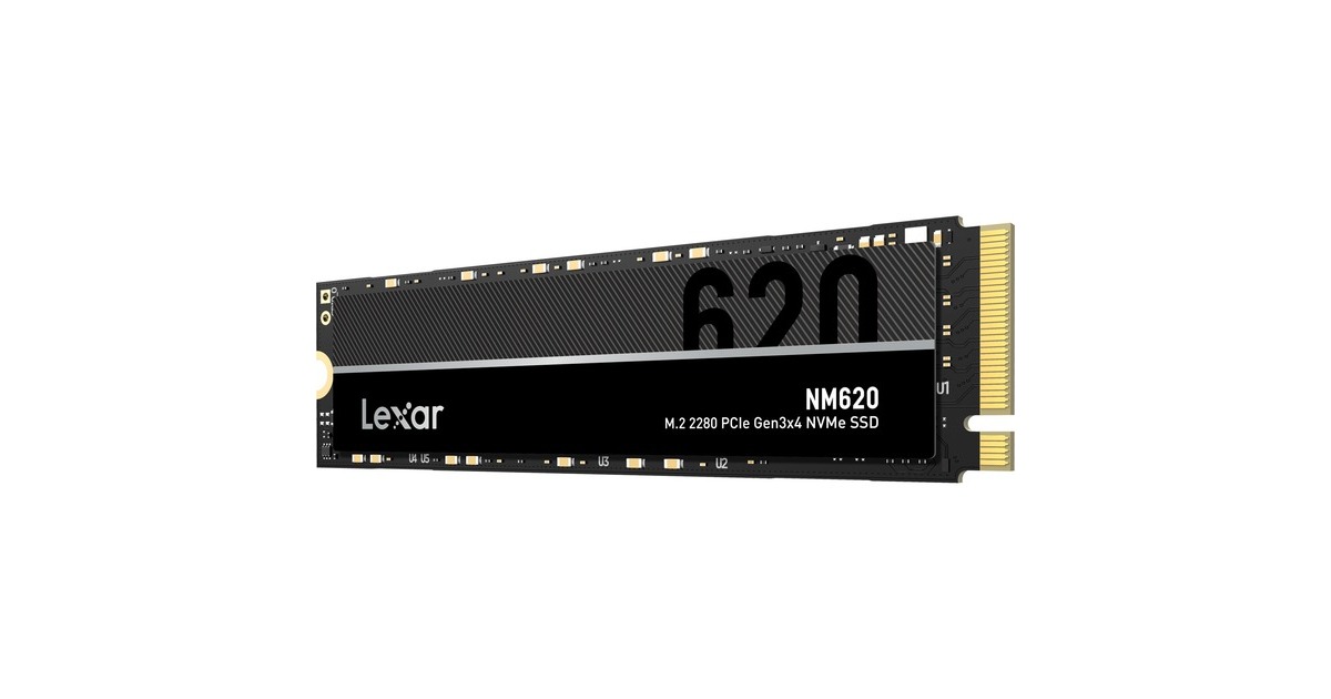 LexarNM620, 512 GB SSD  (PCIe 3.0 x4, NVMe 1.4, M.2 2280)