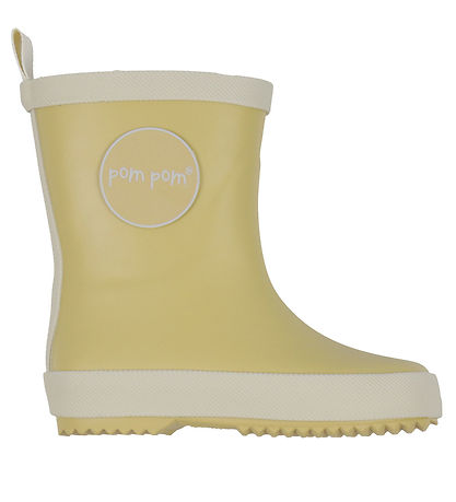 Pom Pom Gummistiefel - Dusty Yellow