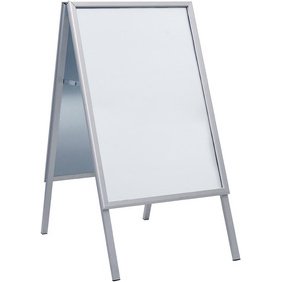 Panneau trottoir, imperméable, A1, argent