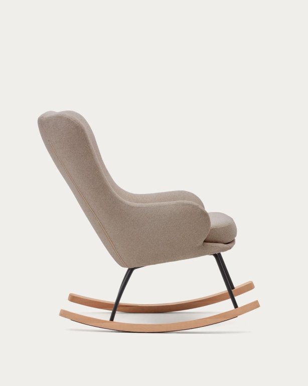 Kave Home Maustin schommelstoel beige
