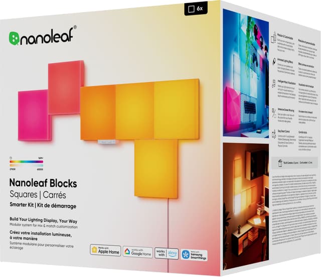 Nanoleaf Blocks startsæt N8100K02-6BS (6-pakke)