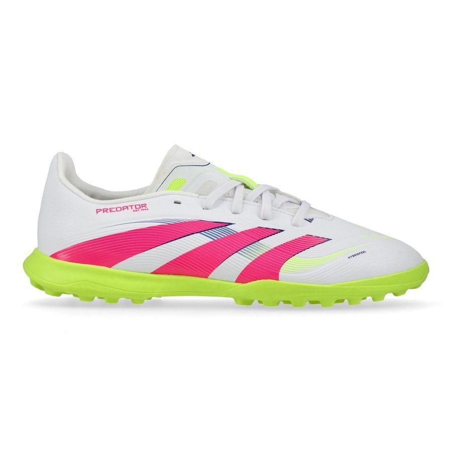 adidas Predator League TF Celestial Victory - Blanc/Lucid Pink/Lucid Lemon Enfant