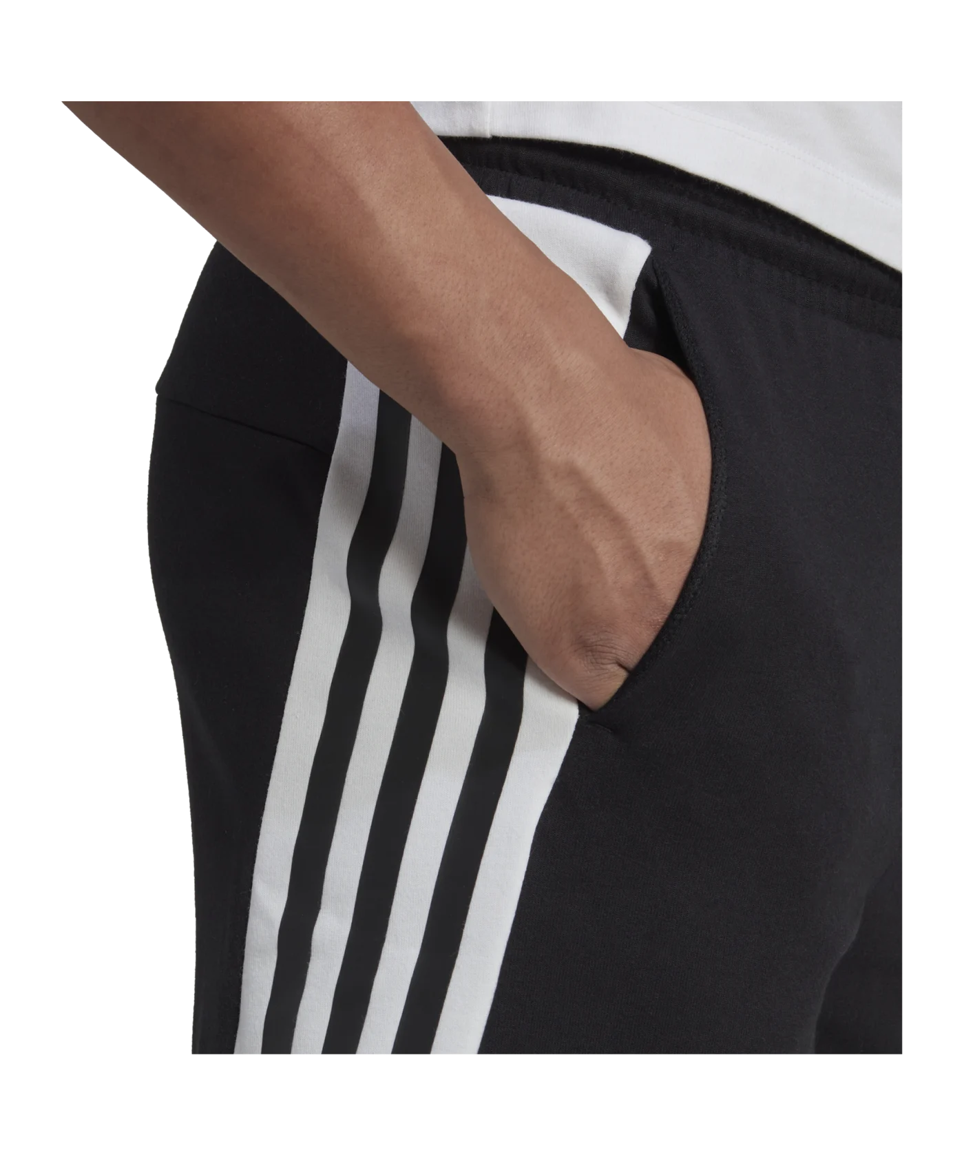 adidas 3S Short Schwarz Weiss