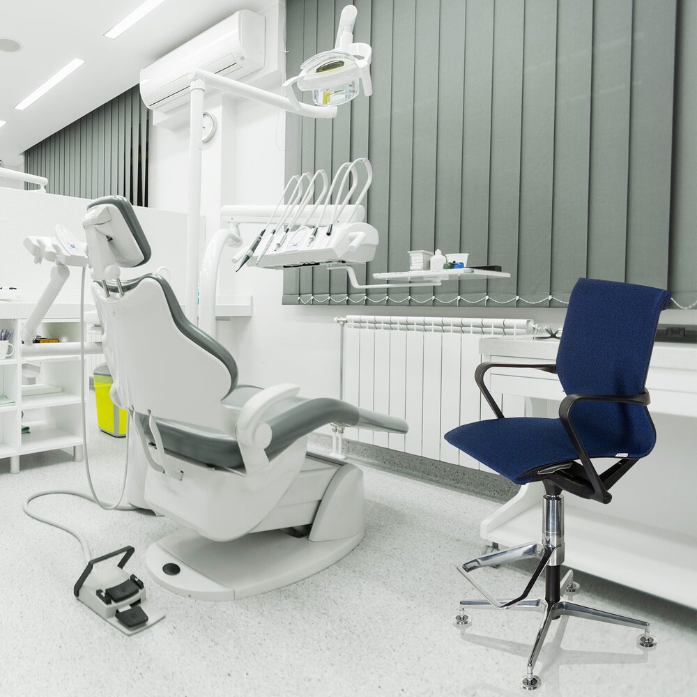 Counterstuhl TOP WORK 306 Stoff mit Armlehnen hjh OFFICE