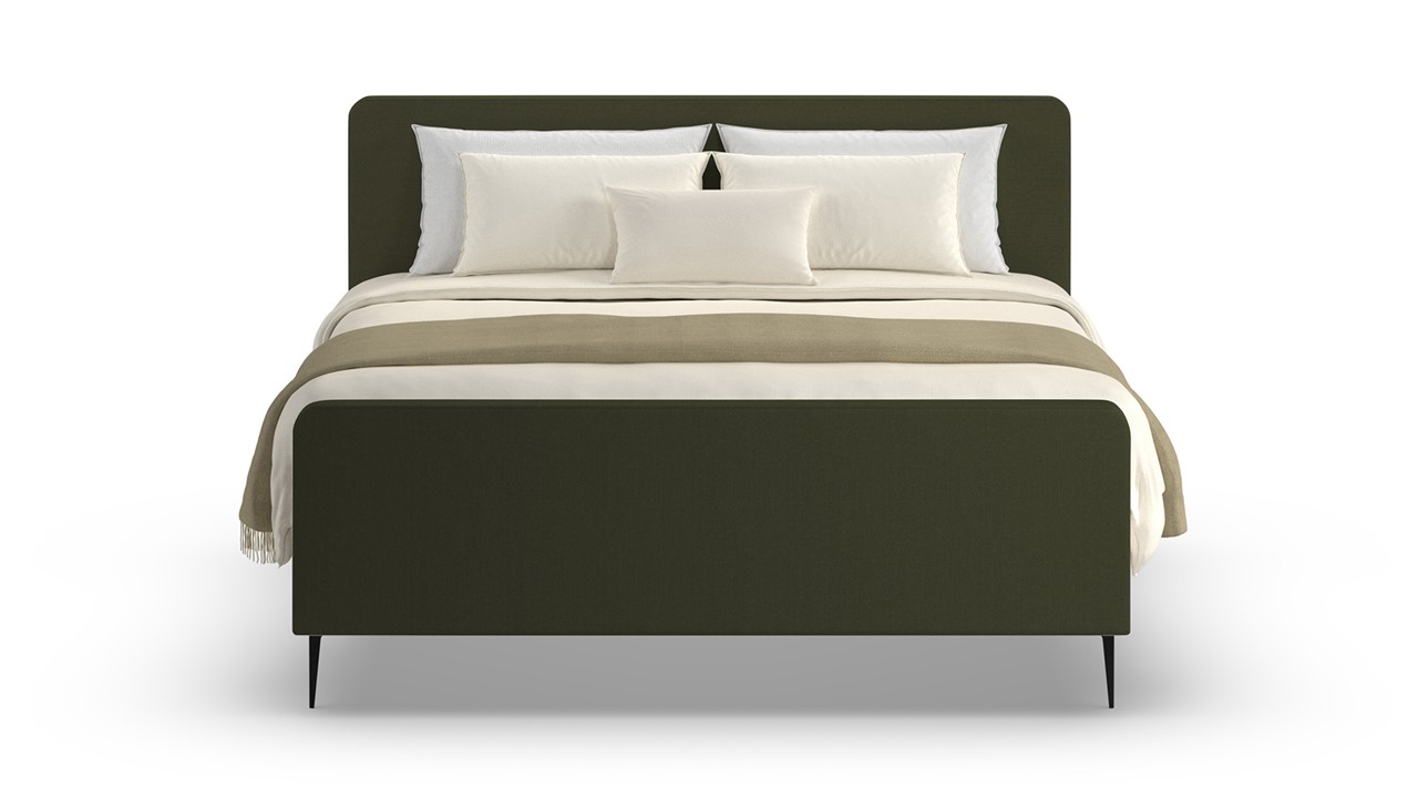 Elektrische boxspring Glade - Soft suede forest