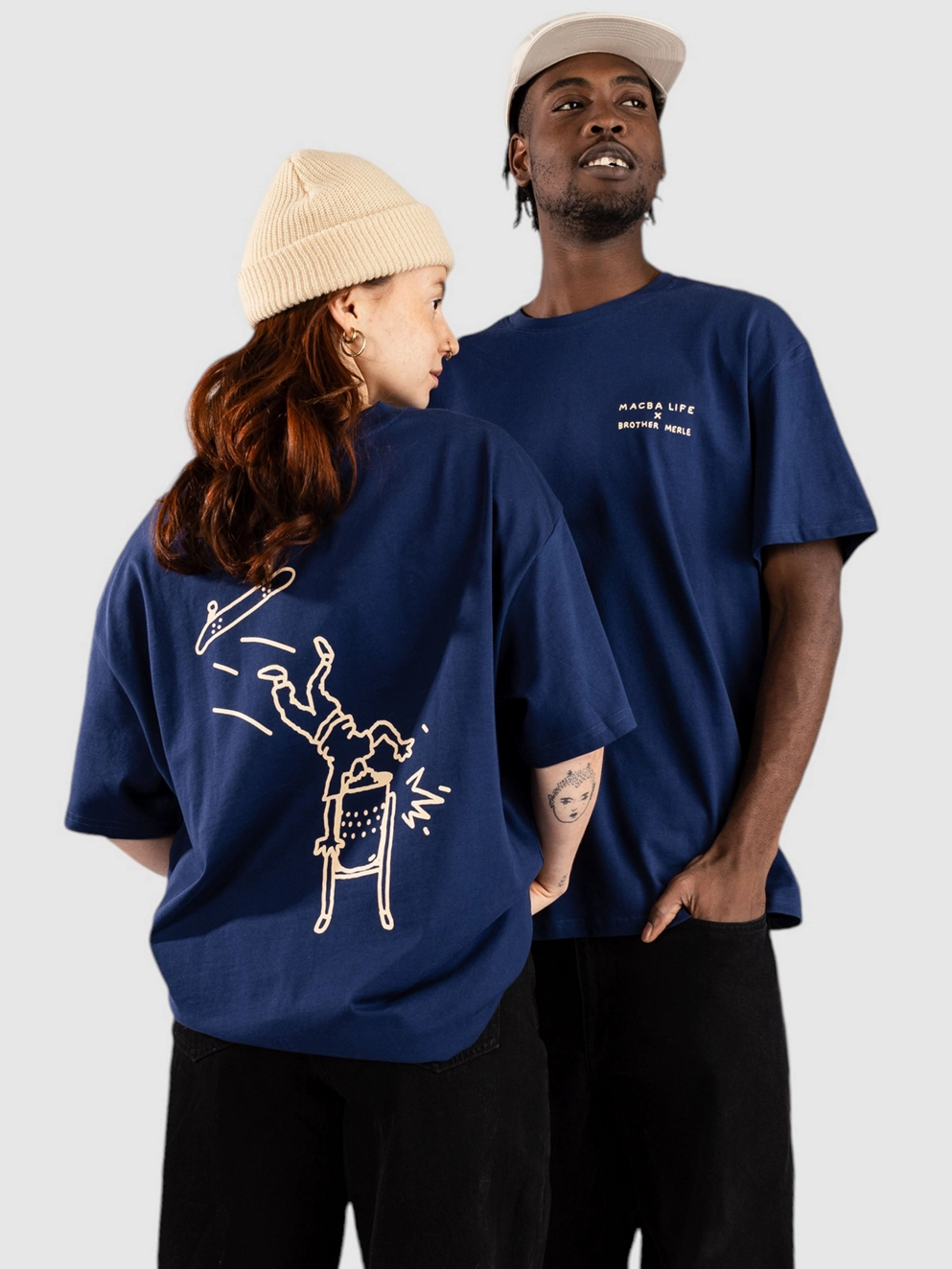 Macba Life Crash T-Shirt navy