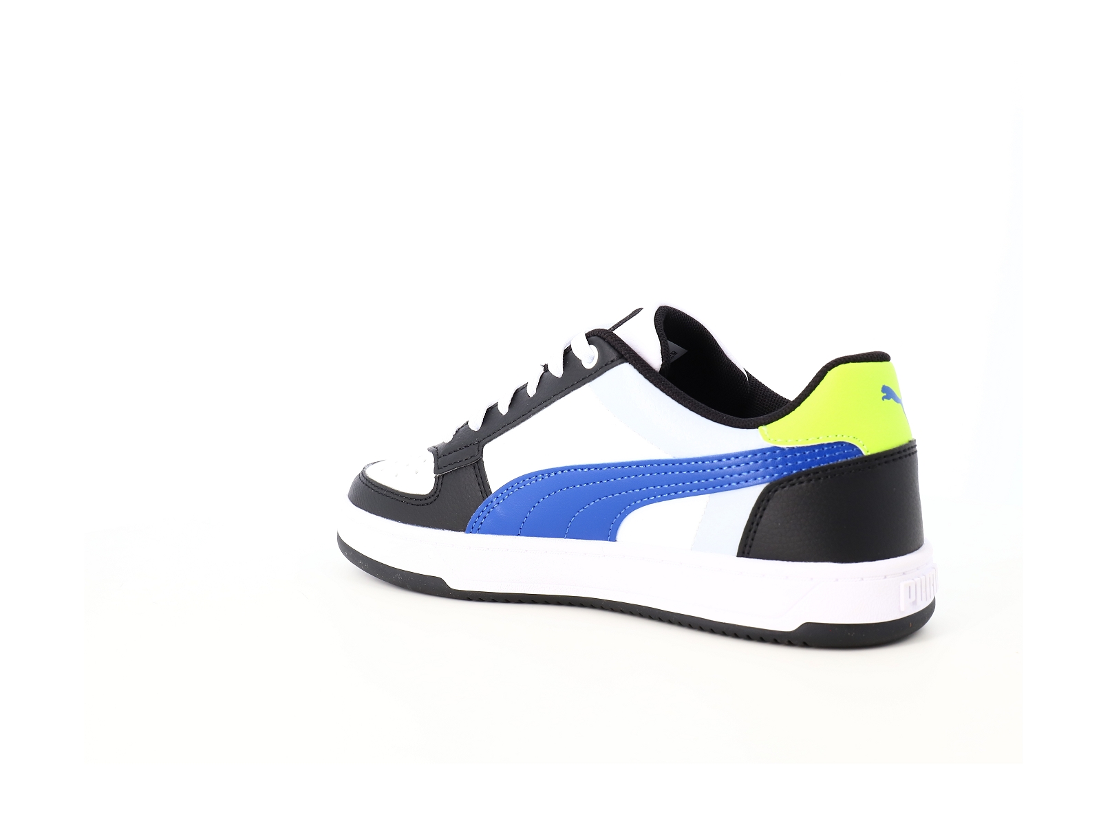 Puma-394461 Matières combinées Noir-Bleu
