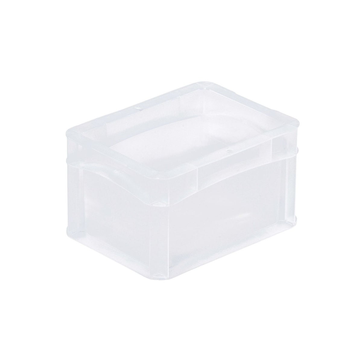 PROREGAL Transparante Eurobox BasicLine Met Gesloten Handvat HxBxD 12 x 15 x 20 cm 2,2 Liter Eurobox Transportbox