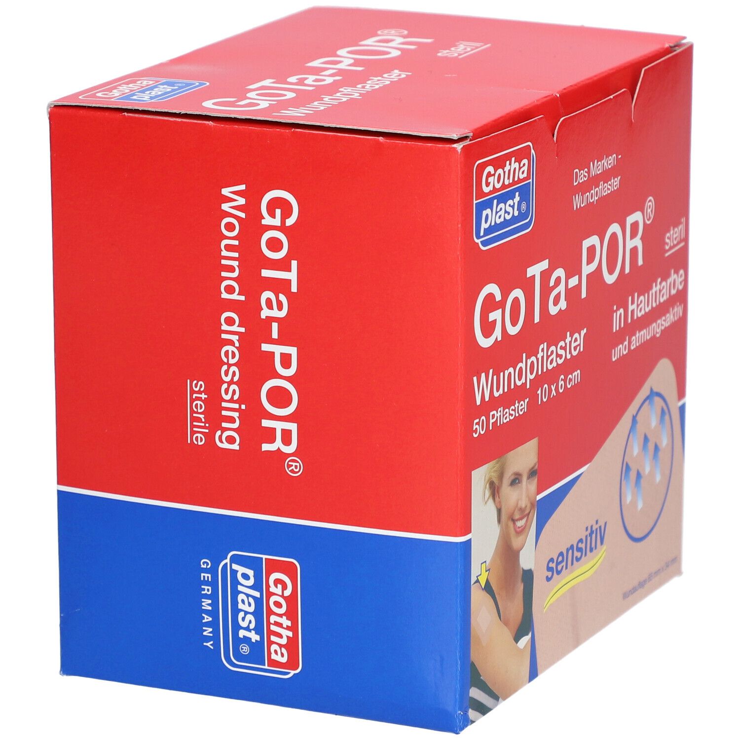 GoTa-POR® Wundpflaster steril 60  x 1000 mm hautfarben