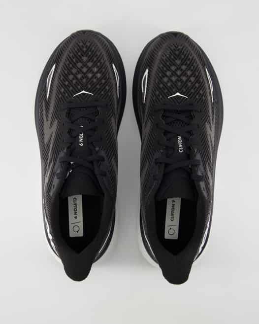 Hoka M Clifton 9 Sportschuhe in Schwarz