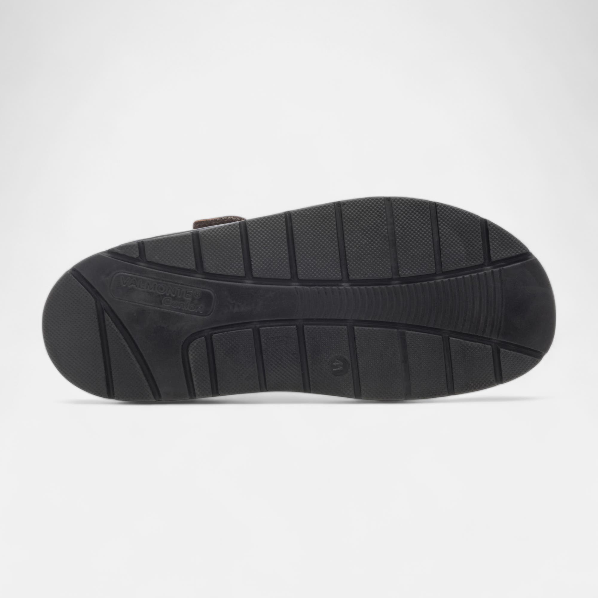 Nu-pieds confort Homme en cuir cognac