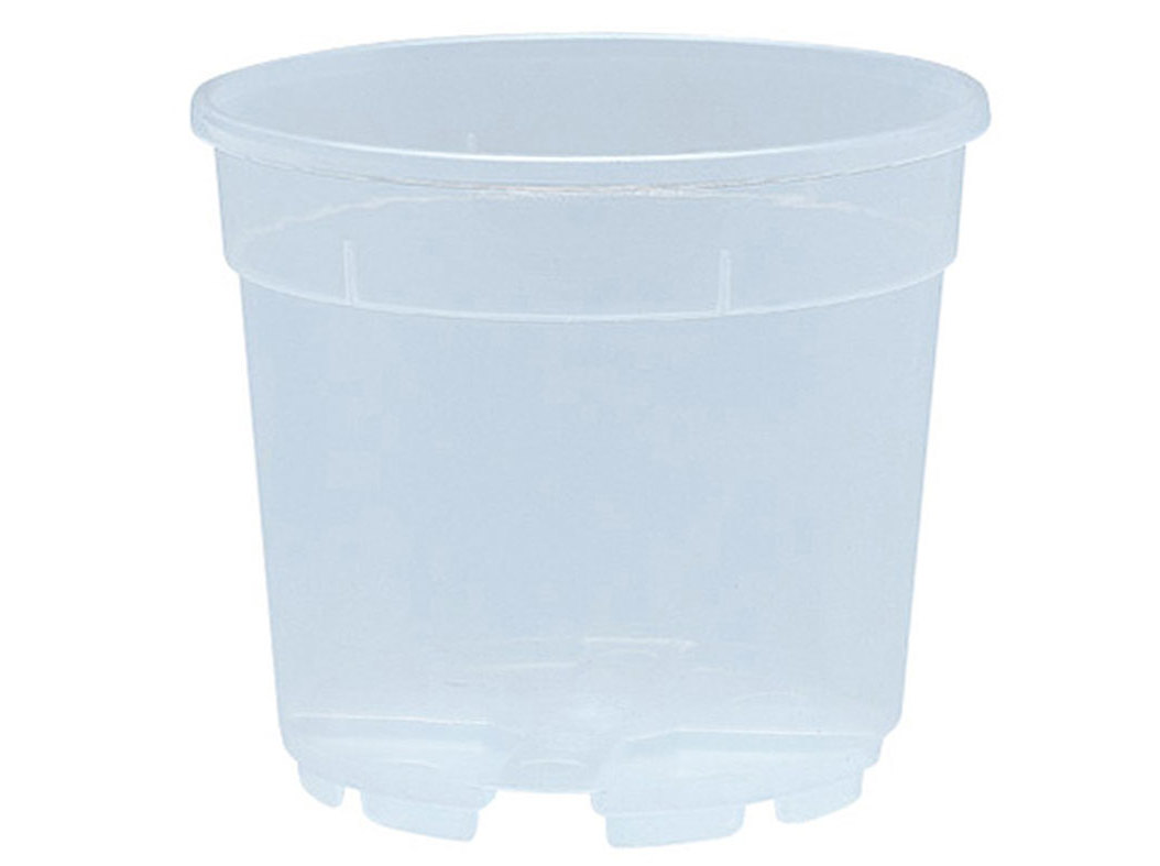 VASO ORQUIDEA TRANSPARENTE Ø12CM