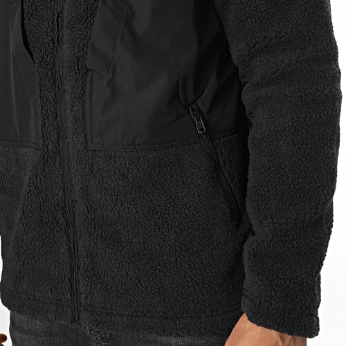 Veste Sherpa Zippée Villads Noir