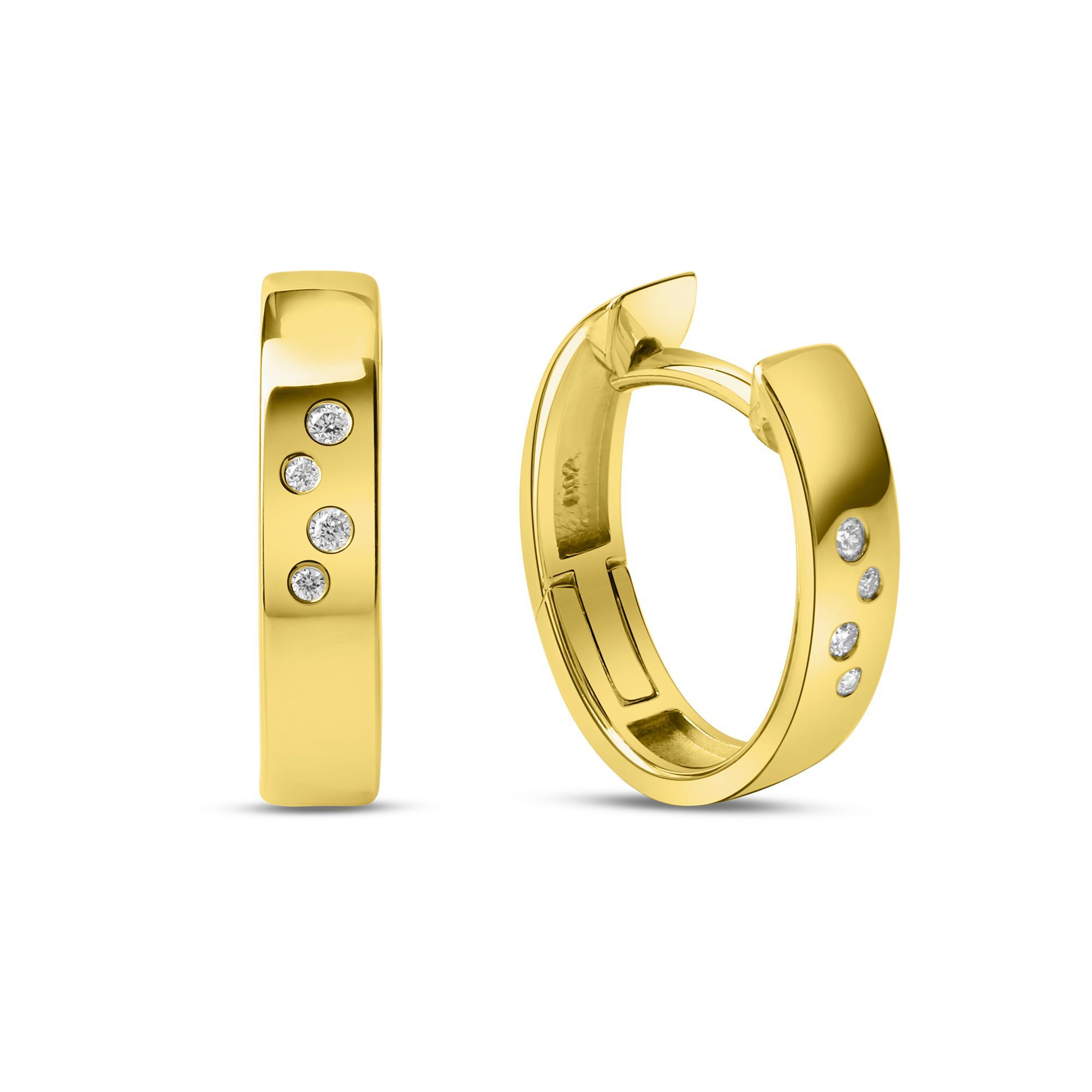Orolino Ohrringe Gold 585mit Brillanten zus. 0,04ct.